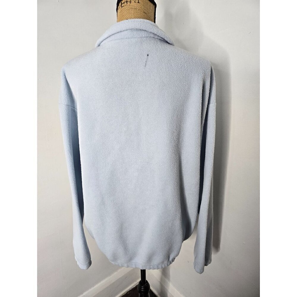Vintage 90's Vermont Light Blue Fleece Jacket - Picture 6 of 16